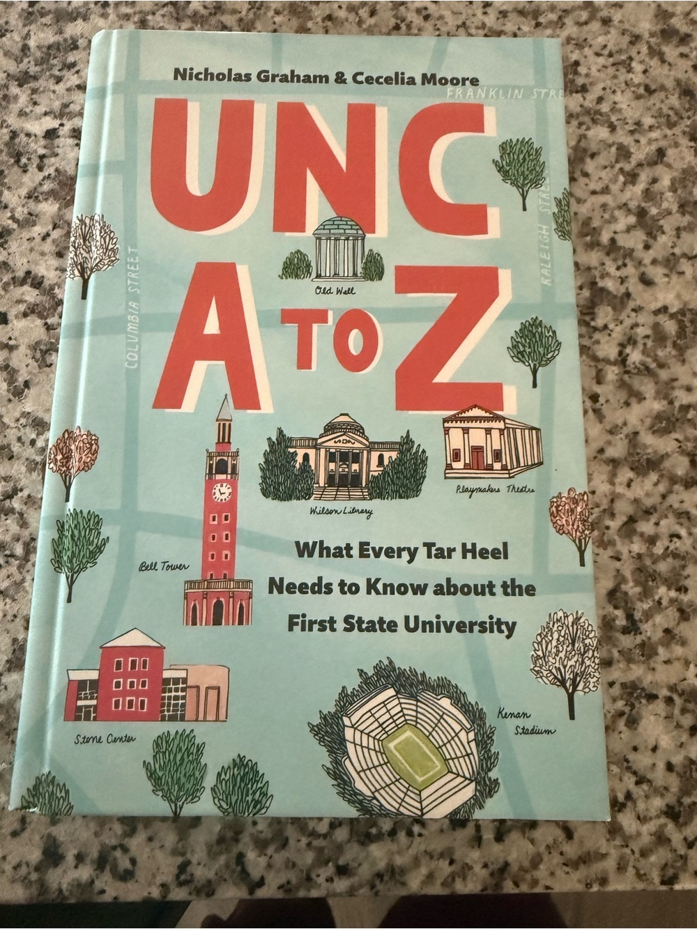 UNC A to Z Hardcover Book